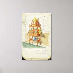 Kabinett utställning, c.1860s-70s (w/c & rita på canvastryck
