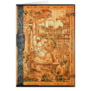 Kabinett Wrangelschrank, 1566 Hälsningskort