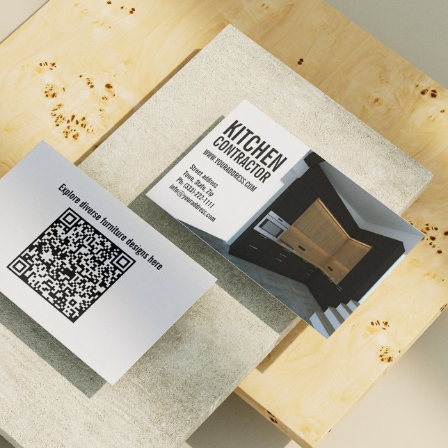 Kabinetterbärare för kök, modern visitkort (Perfect for business)