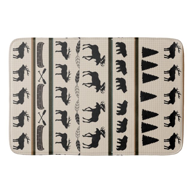 Kabinfiltdesign av Leslie Harlow Badrumsmatta (Framsidan)