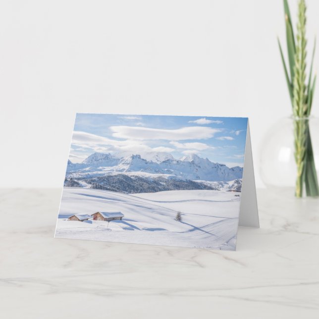 KabinreträttSnowscape | Dolomites Kort (Framsida)