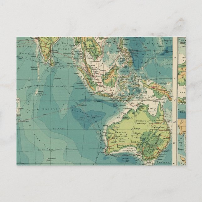 Kablarna från Indiska oceanen, trådlösa station Vykort (Framsida)