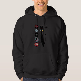 Kabob-design för modern Coola i mitten av århundra Hoodie