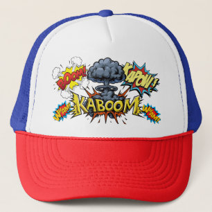 Kaboom Bam Wham Boom Tecknad Bok Baseball Cap Keps