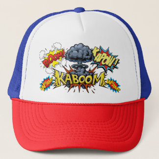 Kaboom Bam Wham Boom Tecknad Bok Baseball Cap Keps