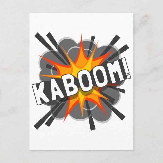 KABOOM! VYKORT (Framsida)