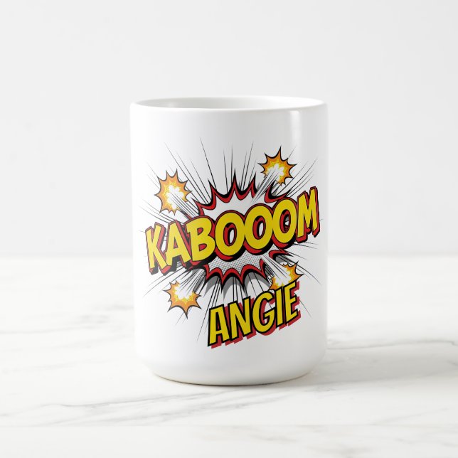 Kabooom Tecknad Kaffemugg (Center)