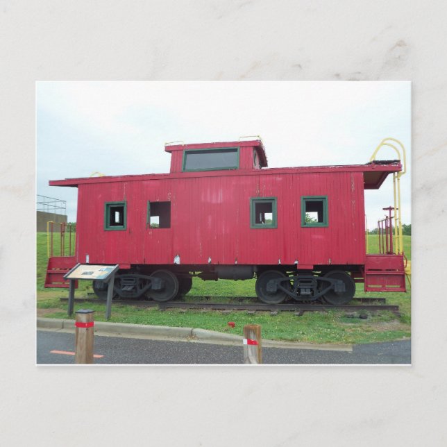 Kaboose i Bladensburg Waterfront Park Vykort (Framsida)