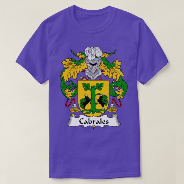 Kabrales Jackar Arm Family Crest T Shirt (Design framsida)