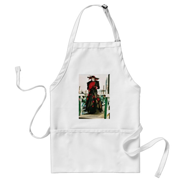 Kabuki Geisha Design Förkläde (Framsidan)