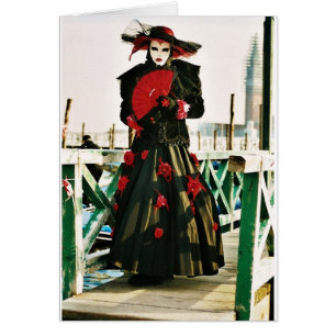 Kabuki Geisha Design Hälsningskort