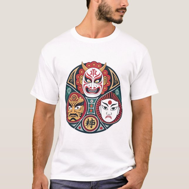KABUKI-MASK T SHIRT (Framsida)