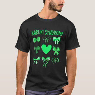 Kabuki syndrom medvetenhet band gåva, stöd Kab T Shirt