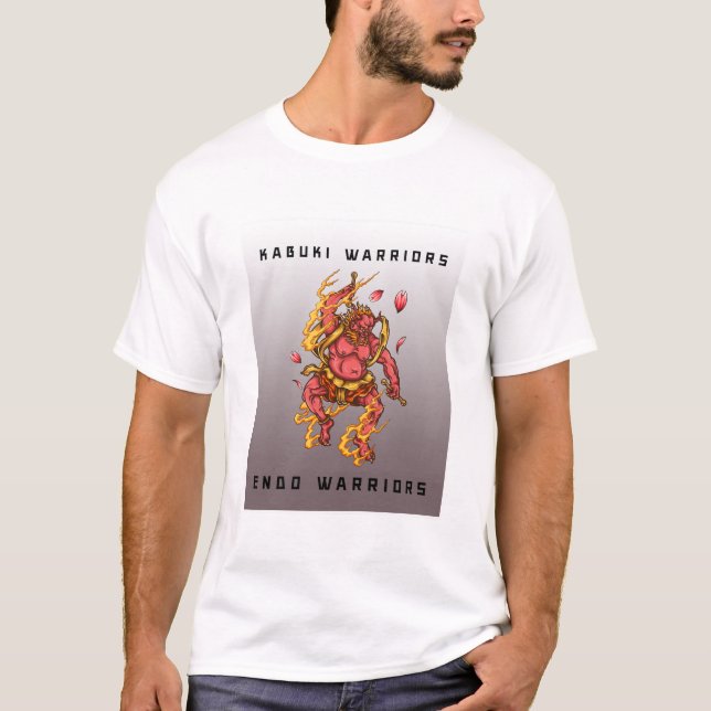 kabuki warrior, endo worrior t shirt (Framsida)