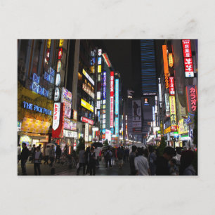 Kabukichō Tokyo Neons by Night Vykort