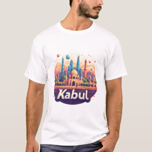 Kabul Afghanistan Kulturpresent För Resenärer 🗺️ T Shirt