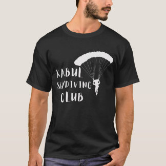 Kabul skydiving klubb t shirt