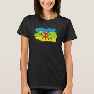 Kabyle Amazigh Flagga Tifinagh Graphic Vintage Ber T Shirt