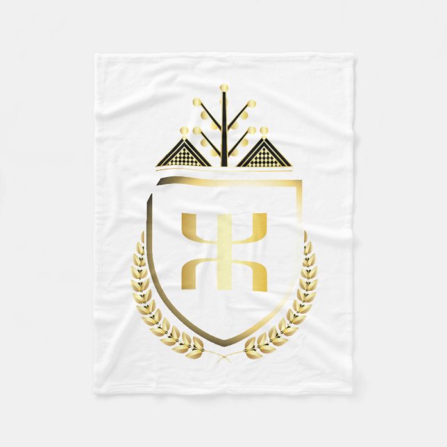 Kabyle doré fleecefilt (Framsidan)