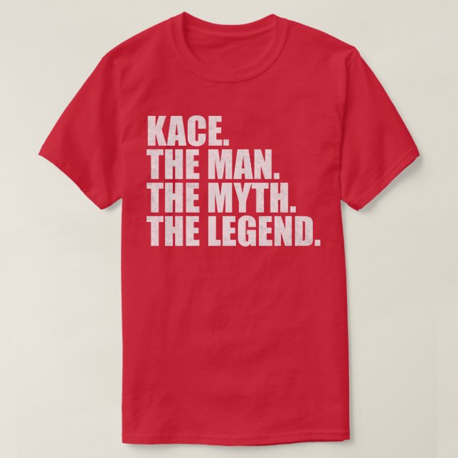 KaceKace Namn Kace given namn T Shirt (Design framsida)
