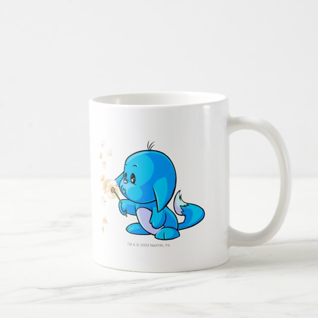 Kacheek blått kaffemugg (Höger)