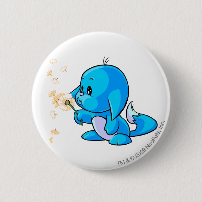 Kacheek blått knapp (Framsida)