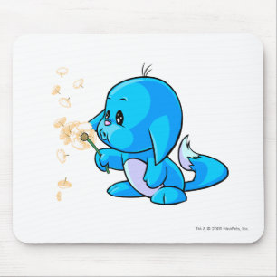 Kacheek blått musmatta