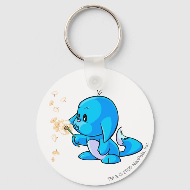 Kacheek Blue Nyckelring (Framsida)