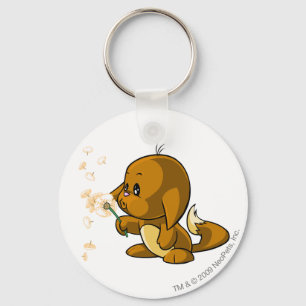 Kacheek brunt nyckelring