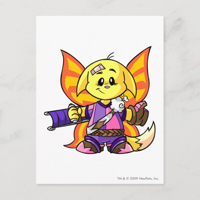 Kacheek Faerieland Player Vykort (Framsida)