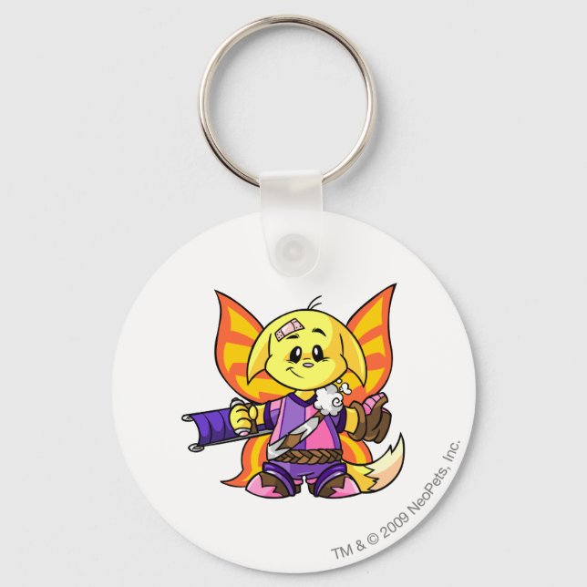 Kacheek Faerieland-spelare Nyckelring (Framsida)