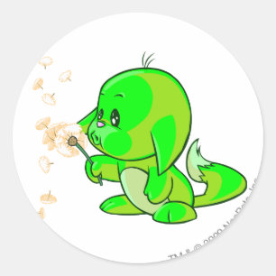 Kacheek Glowing Runt Klistermärke