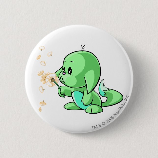 Kacheek grönt knapp (Framsida)