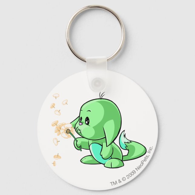 Kacheek Grönt Nyckelring (Framsida)