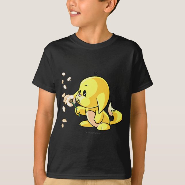 Kacheek gult t-shirt (Framsida)