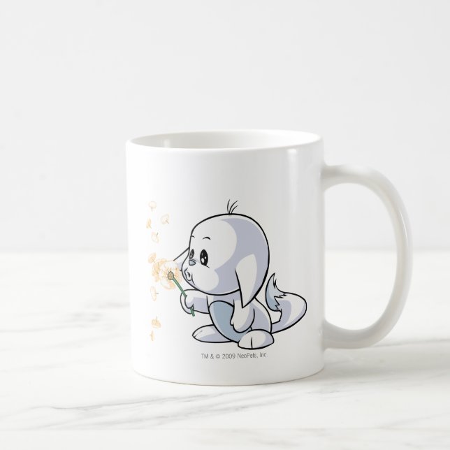 Kacheek vit kaffemugg (Höger)