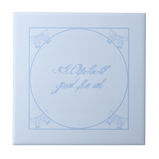 Kachel Fliesen Bayrisch Bayerisch Bairisch Kakelplatta (Framsidan)