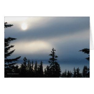 Kachemak Bay Blues Hälsningskort