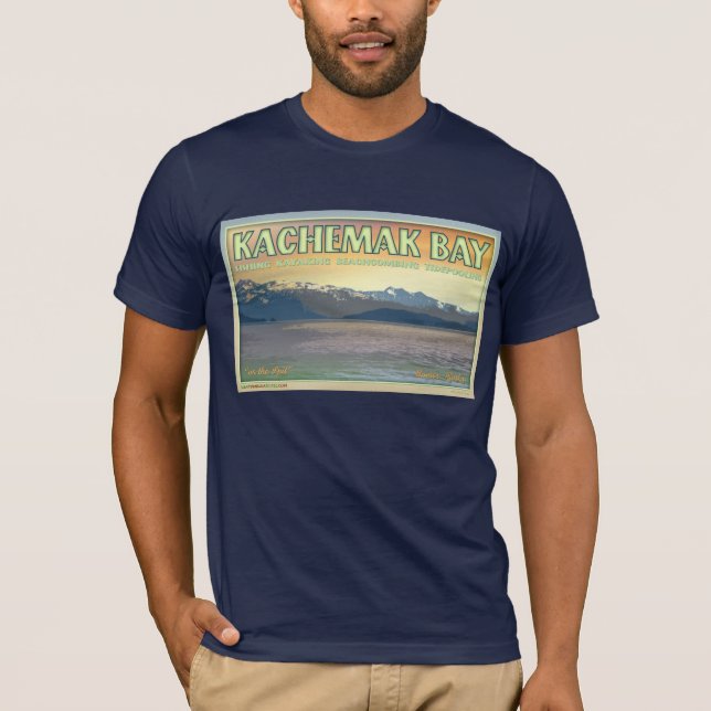 Kachemak fjärd t shirt (Framsida)