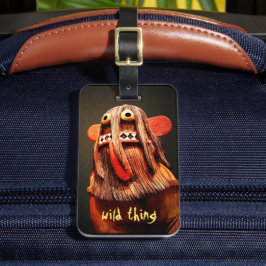 Kachina Doll Ansikte Photo Vild Sak Cute Coola Fun Bagagebricka