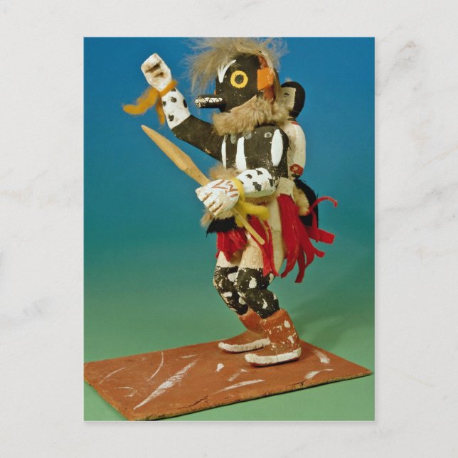 Kachina doll, Native American Vykort (Framsida)