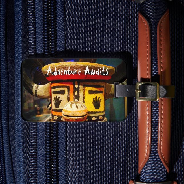 Kachina Doll Photo Äventyr Awaits Roligt Cute Bagagebricka (Framsida Insitu 4)