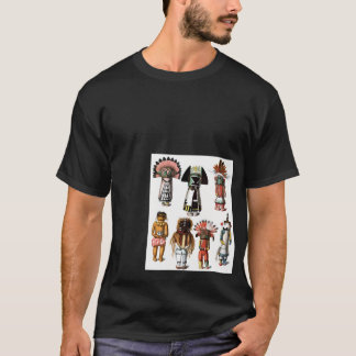 Kachina Dolls Hopi Katsina Native American Mytholo T Shirt