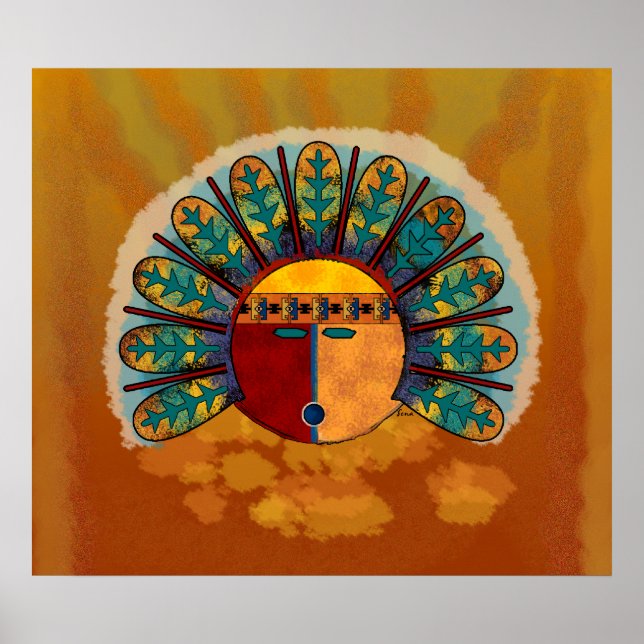 Kachina Mask Poster (Framsidan)