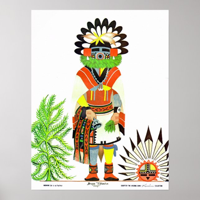 Kachinavtryck på "God morgon" Poster (Framsidan)