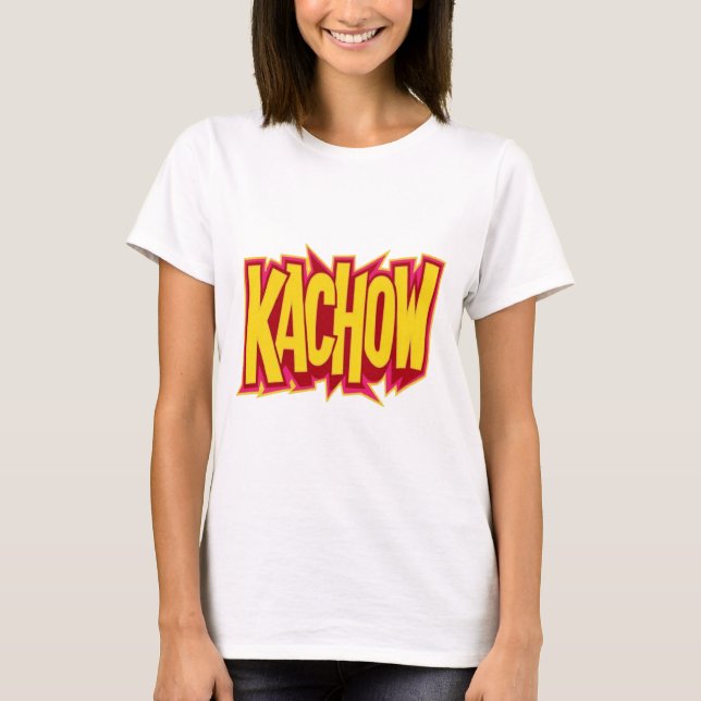 kachow sticker t shirt (Framsida)