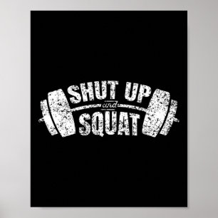 Käck upp och torgträningsfack, gym-workout 1 poster