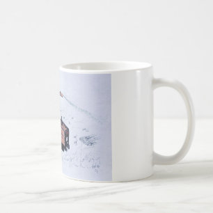 Käckt Timberwolf trä Kaffemugg