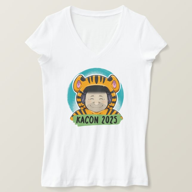KACON 2025 Officiell V-Nacke Shirt T Shirt (Design framsida)