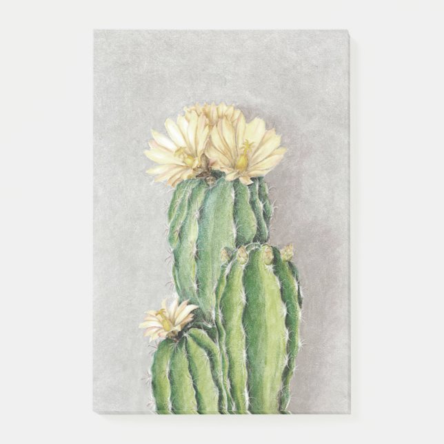 Kactus Flower Painting Post-it Block (Framsida)